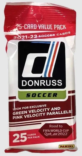 2021-22 Panini Donruss Soccer Road To FIFA World Cup Qatar 2022 Fat Pack