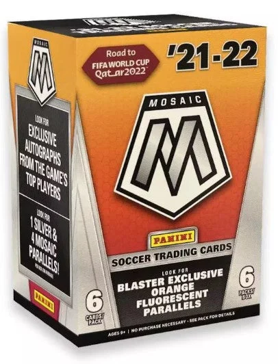 2021-22 Panini Mosaic Road to FIFA World Cup Soccer Blaster Box