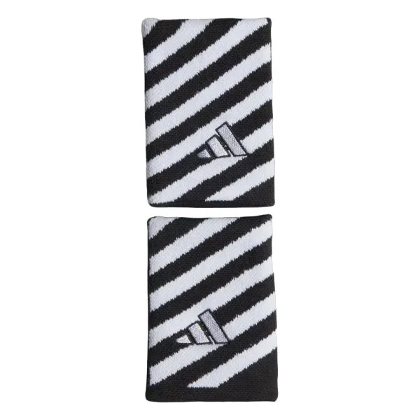 ADIDAS - Tennis Striped Wristband (Black / White)