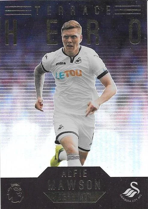 Alfie Mawson, Terrace Hero, 2017-18 Topps EPL Premier League Gold