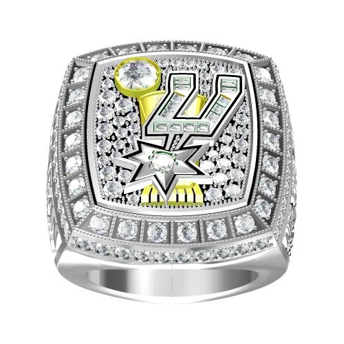 Custom 2014 San Antonio Spurs National NBA Basketball World Championship Ring