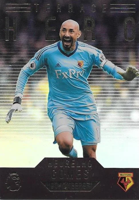 Heurelho Gomes, Terrace Hero, 2017-18 Topps EPL Premier League Gold