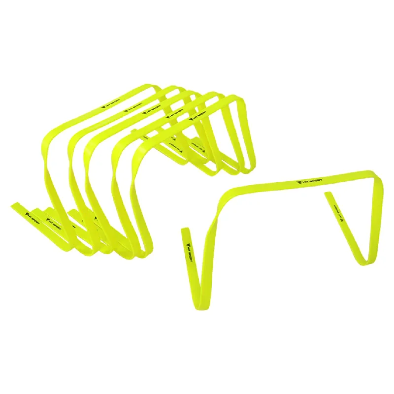 Hit Sport Agility Hurdles 6 Pack (12 Inch / 30cm) | Yellow