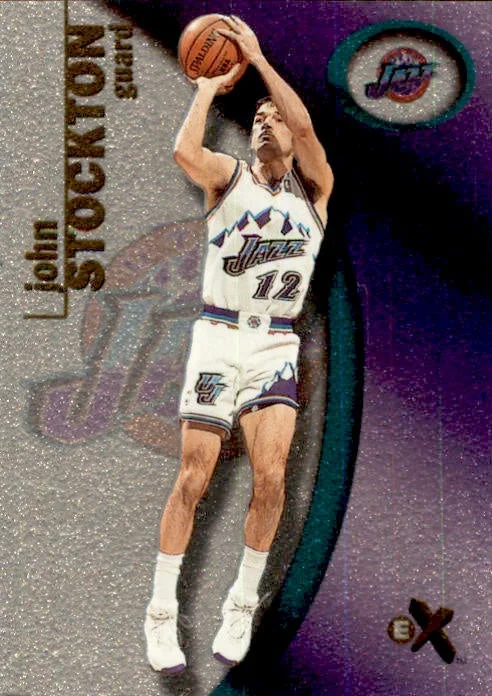 John Stockton, 2000-01 Fleer NBA EX Basketball