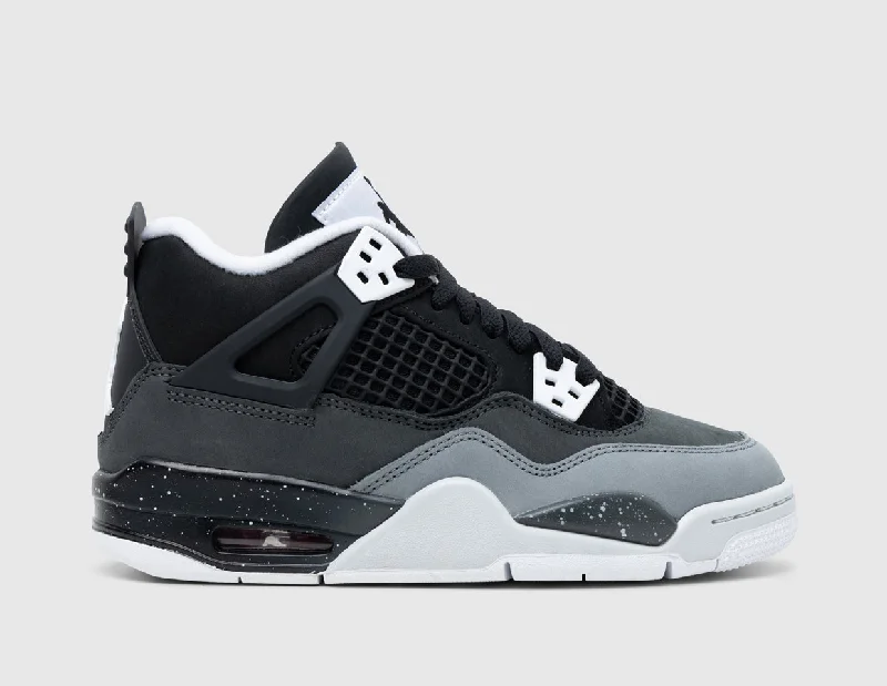 Jordan 4 Retro GS Black / White - Anthracite