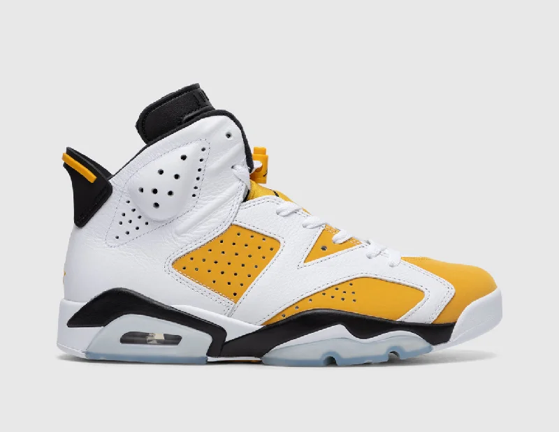 Jordan 6 Retro White / Yellow Ochre - Black