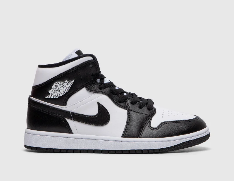 Jordan Women's 1 Mid White / Black - White