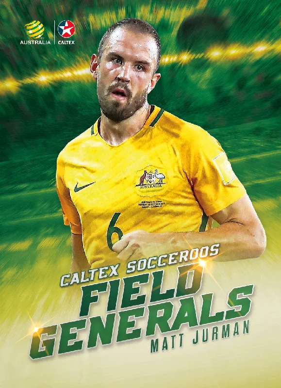 Matt Jurman, Caltex Socceroos Field Generals, 2018 Tap'n'play Soccer Trading Cards