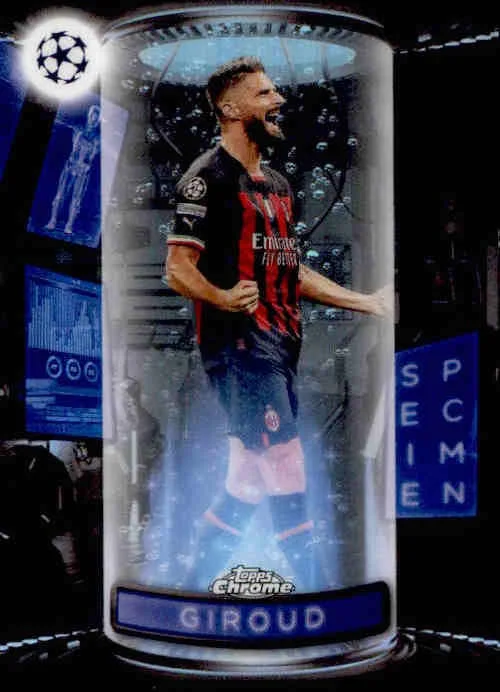 Oliver Giroud, Specimen, 2023 Topps Finest UEFA Champions League Soccer