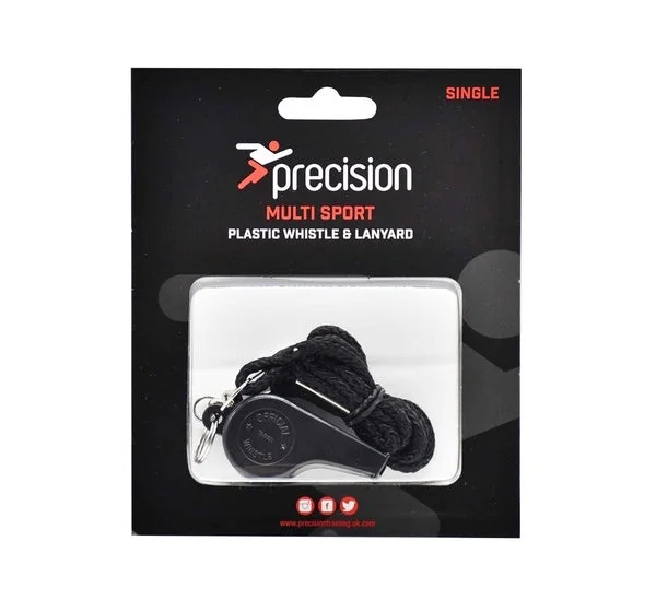 Precision Plastic Whistle & Lanyard (Single)