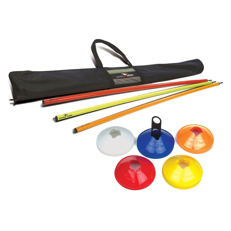 Precision Training Agility Drills Pack | Poles & Cones