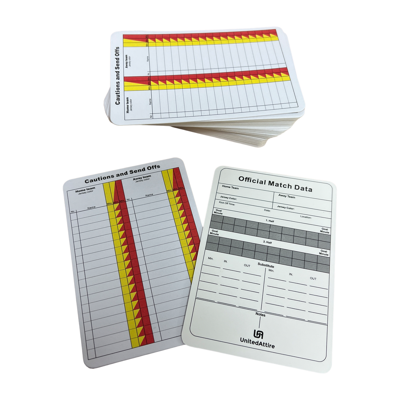 Professional Referee Report Cards (Set of 50)