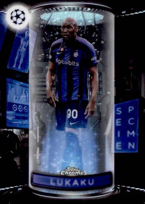 Romelu Lukaku, Specimen, 2023 Topps Finest UEFA Champions League Soccer