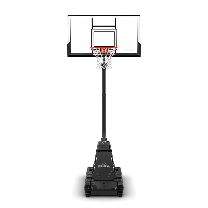 Spalding 54-inch Momentous EZ Assembly Acrylic Portable Basketball System