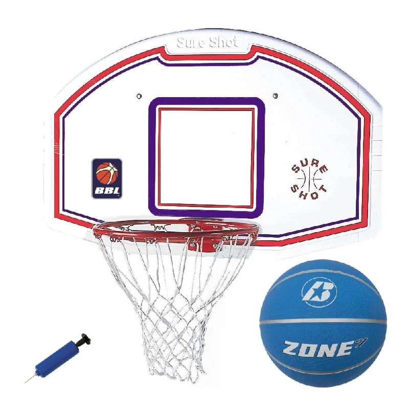 Sure Shot 506 44in Basketball Backboard and Ring Set