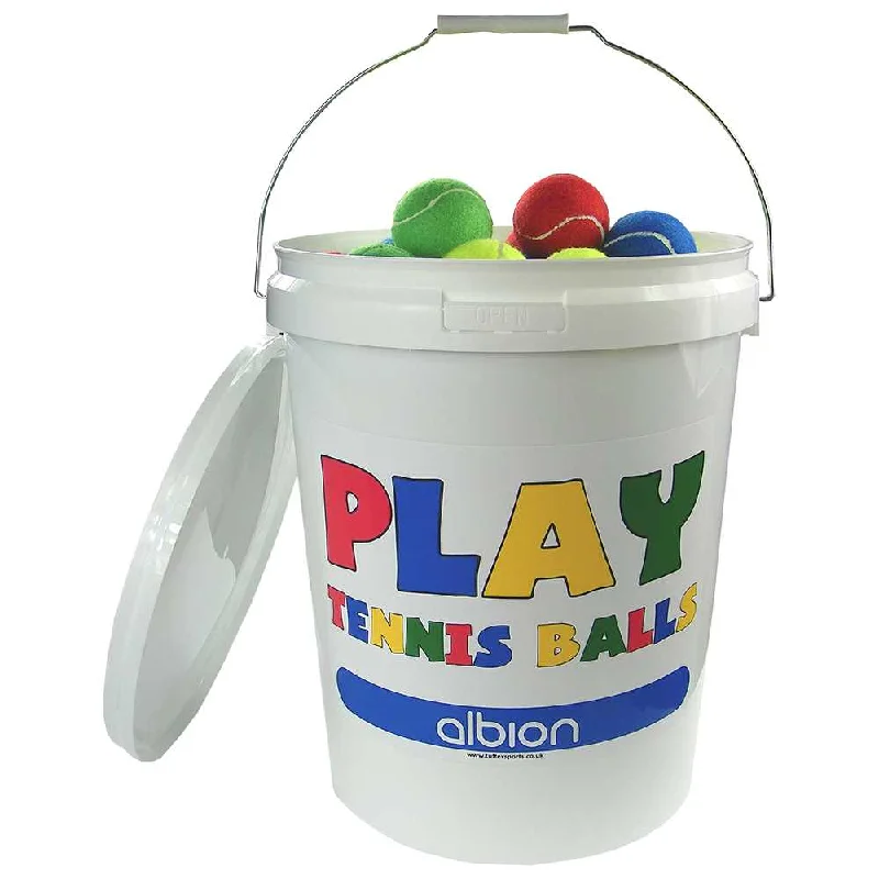 Tuftex Play Team Colours Tennis Ball Bucket (96 Balls)