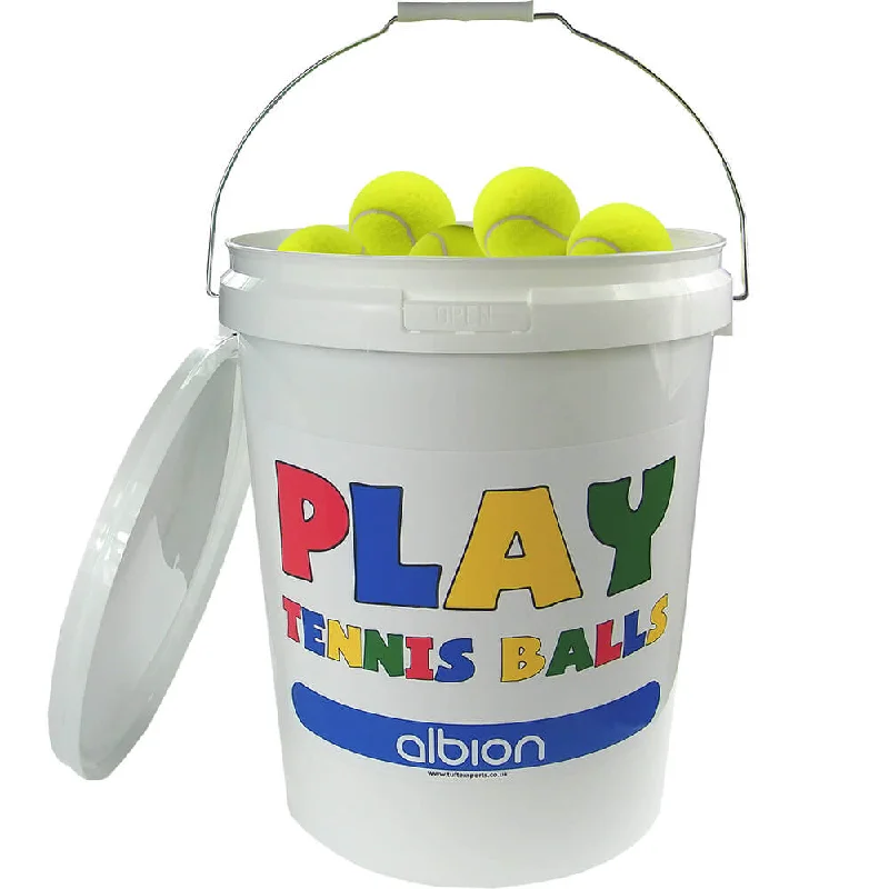 Tuftex Play Yellow Tennis Ball Bucket (96 Balls)