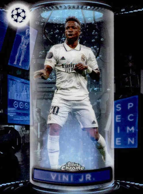 Vini Jr, Specimen, 2023 Topps Finest UEFA Champions League Soccer