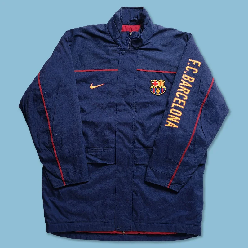 Vintage Nike FC Barcelona Padded Jacket XLarge