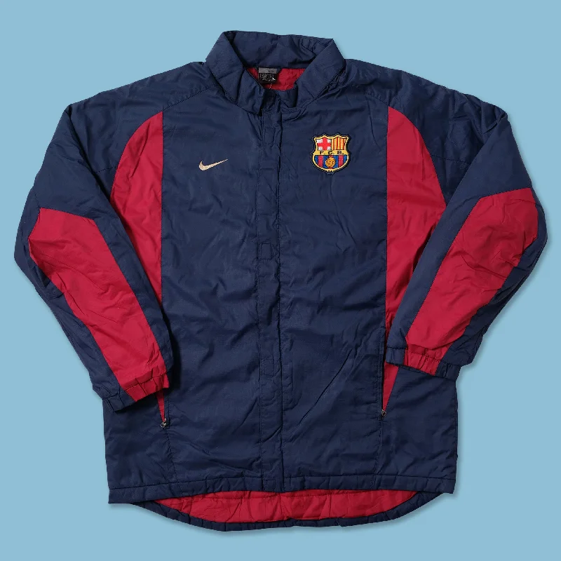 Vintage Nike FC Barcelona Padded Jacket XLarge