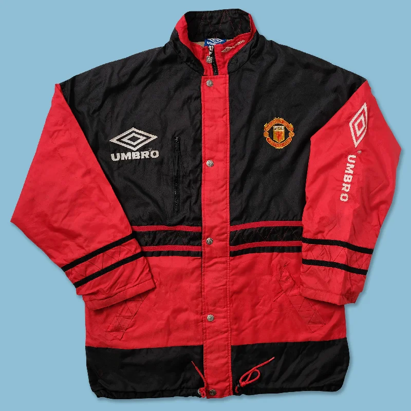 Vintage Umbro Manchester United Padded Jacket Large