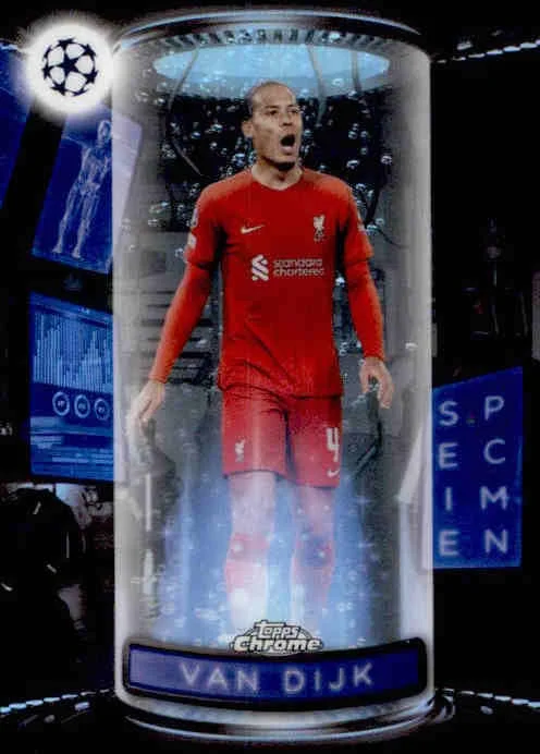 Virgil Van Duk, Specimen, 2023 Topps Finest UEFA Champions League Soccer