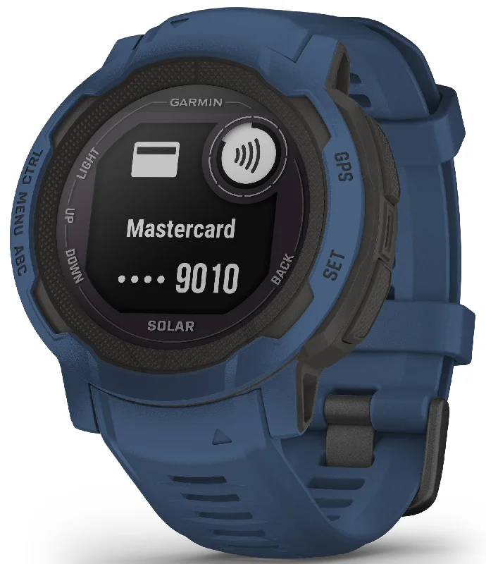 Garmin Watch Instinct 2 Solar GPS Tidal Blue Smartwatch