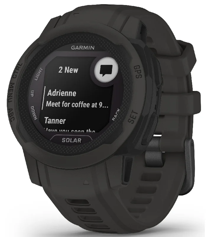 Garmin Instinct 2S Solar GPS Graphite Smartwatch