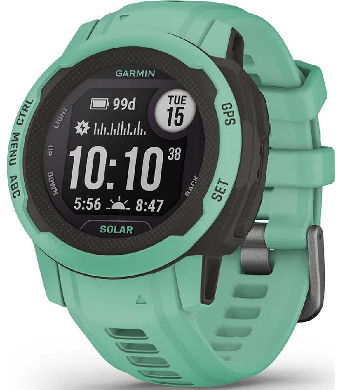 Garmin Instinct 2S Solar GPS Neo Tropic Smartwatch