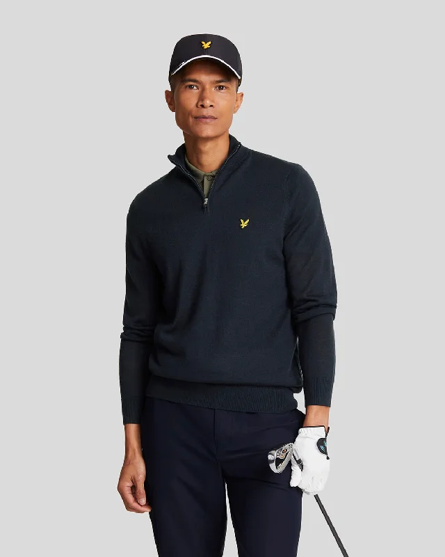 Golf Quarter Zip Merino Jumper