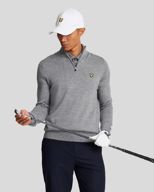 Golf Quarter Zip Merino Jumper