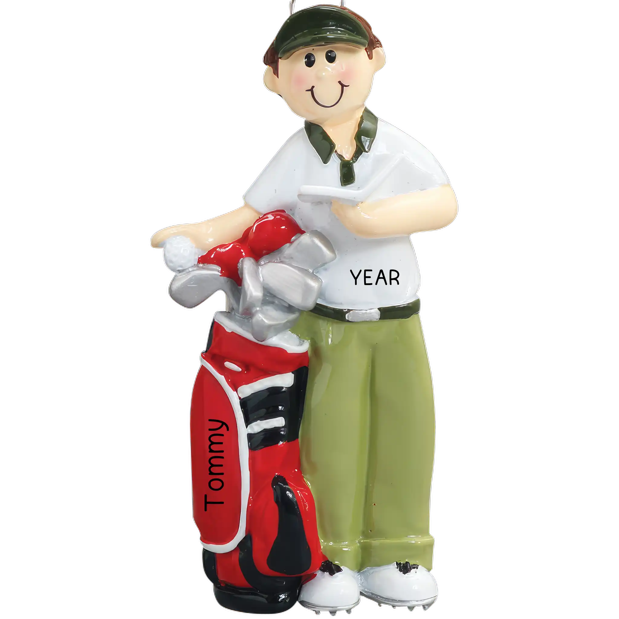 Golf Guy Christmas Ornament