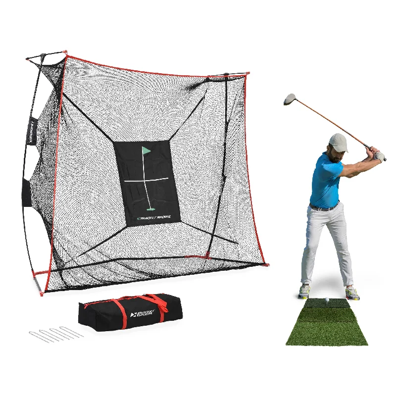 Haack Pro Golf Net w/ Tri-Turf Mat