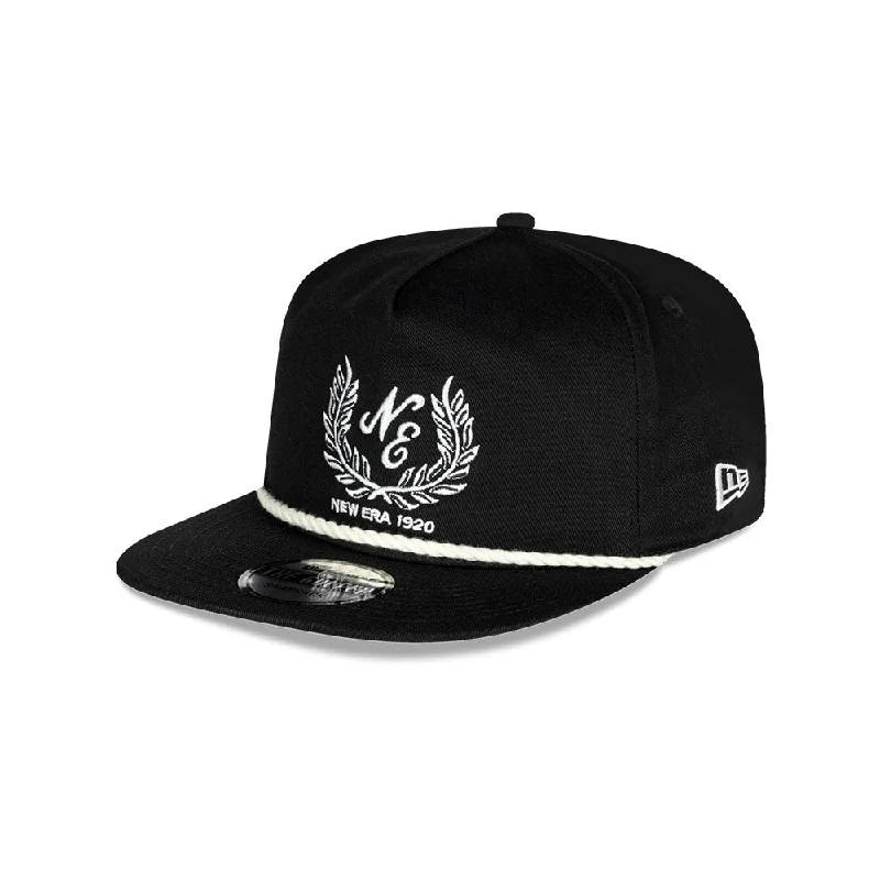 New Era Golf Laurel Tree Golfer Snapback Negra