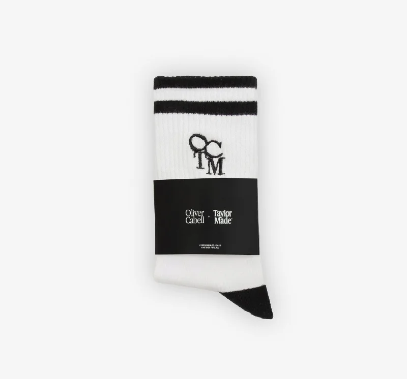 Oliver Cabell for TaylorMade Socks | White