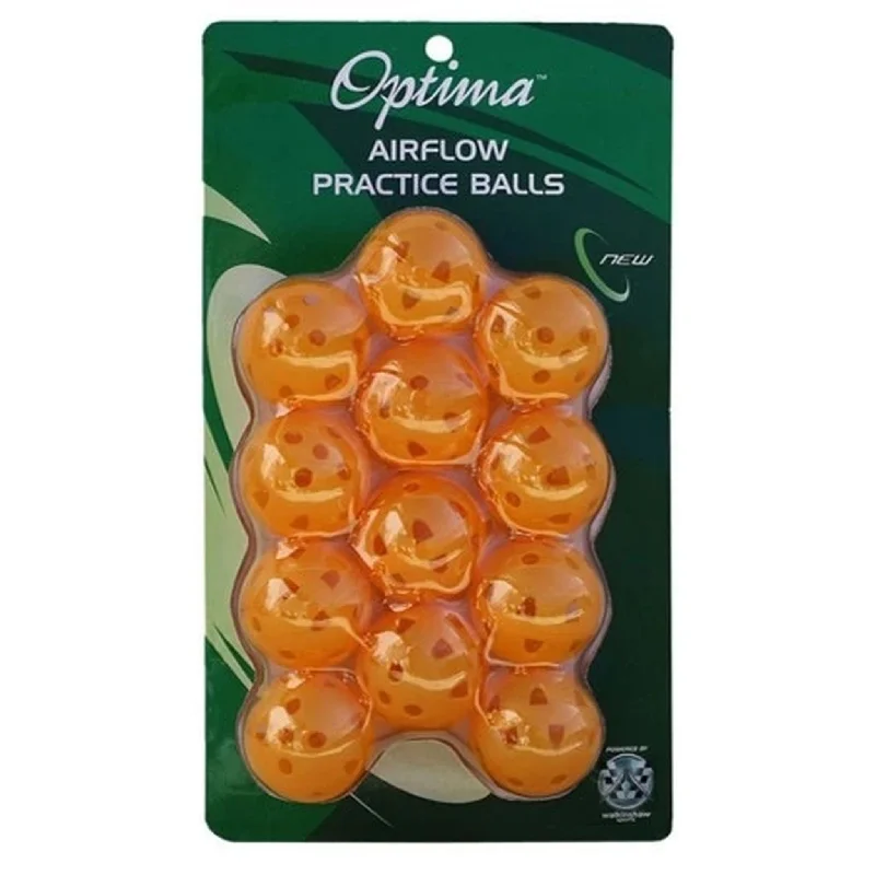 Optima 12pk Air-Flow Practice Golf Balls