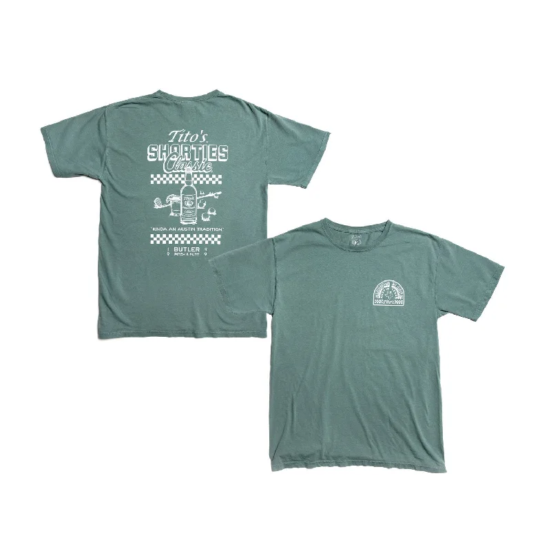 Tito's Shorties Classic Austin Tee in Green