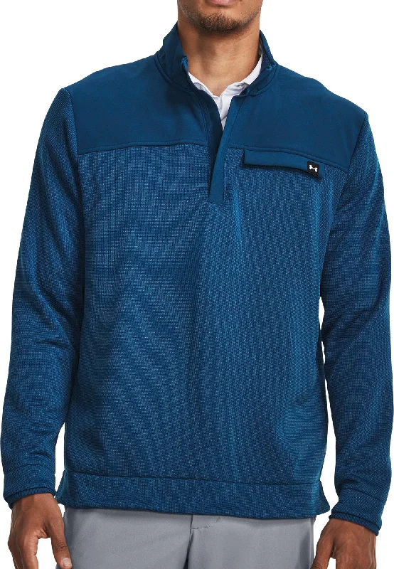 Under Armour Storm Half Zip Mens Golf Sweater - Blue