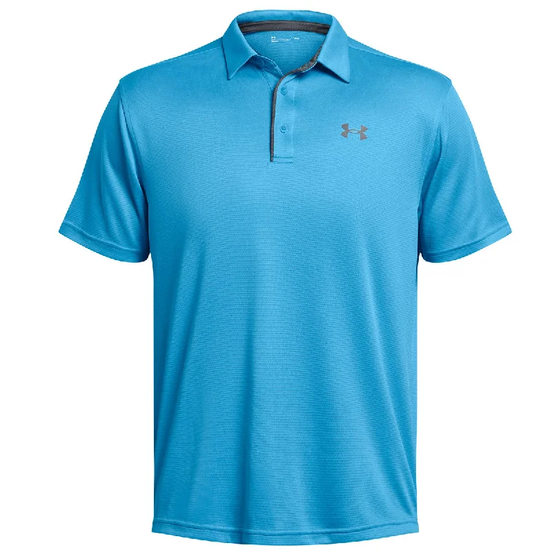 Under Armour Tech Polo Top - Mens - Capri/Pitch Grey