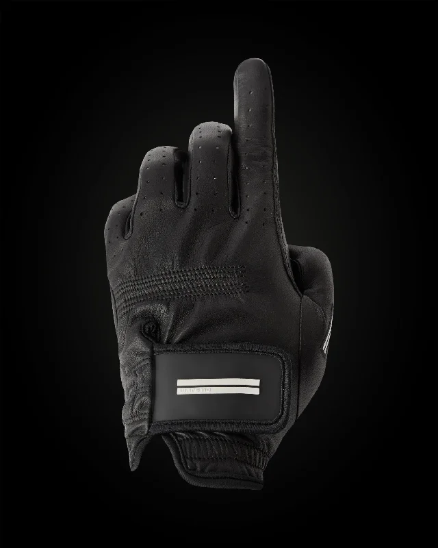 WARSTIC CABRETTA GOLF GLOVE [BLACK]